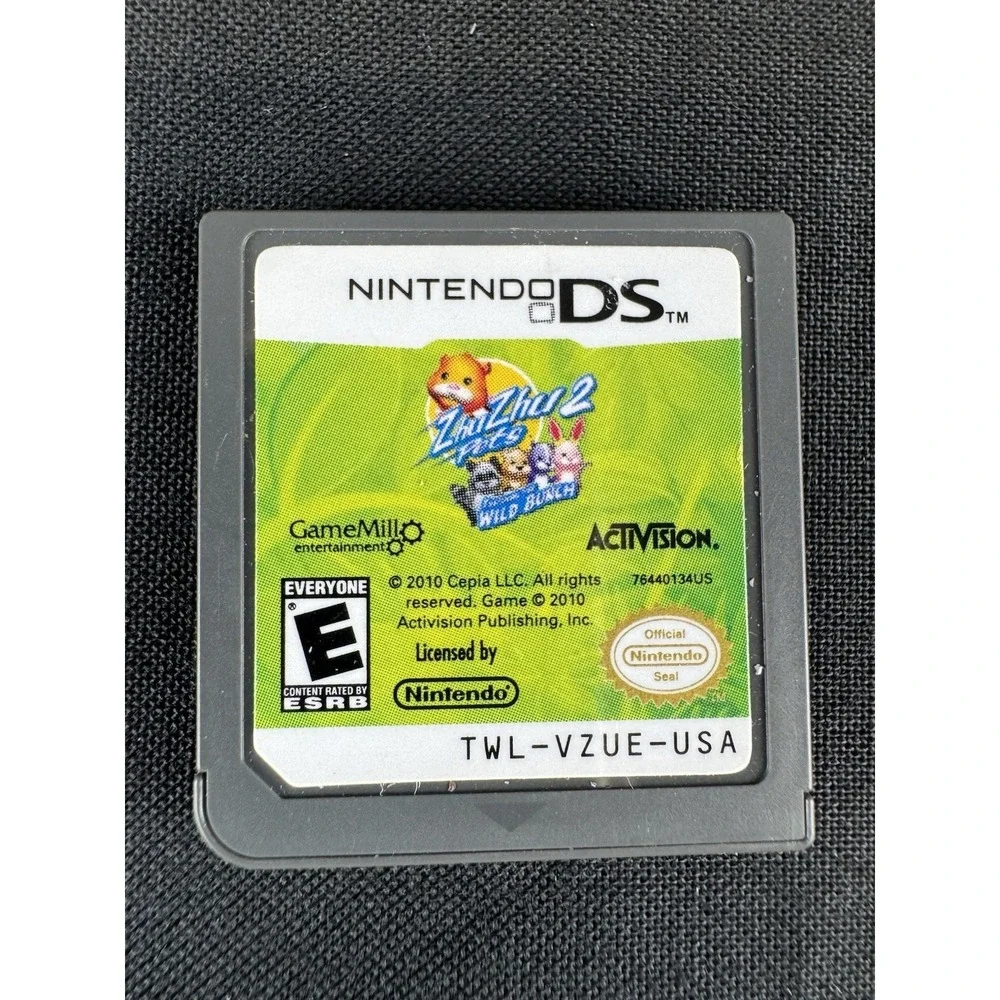 Lot Of 3 Nintendo DS Games Zhu Zhu 2 Monsters/Aliens & Cars Video Games